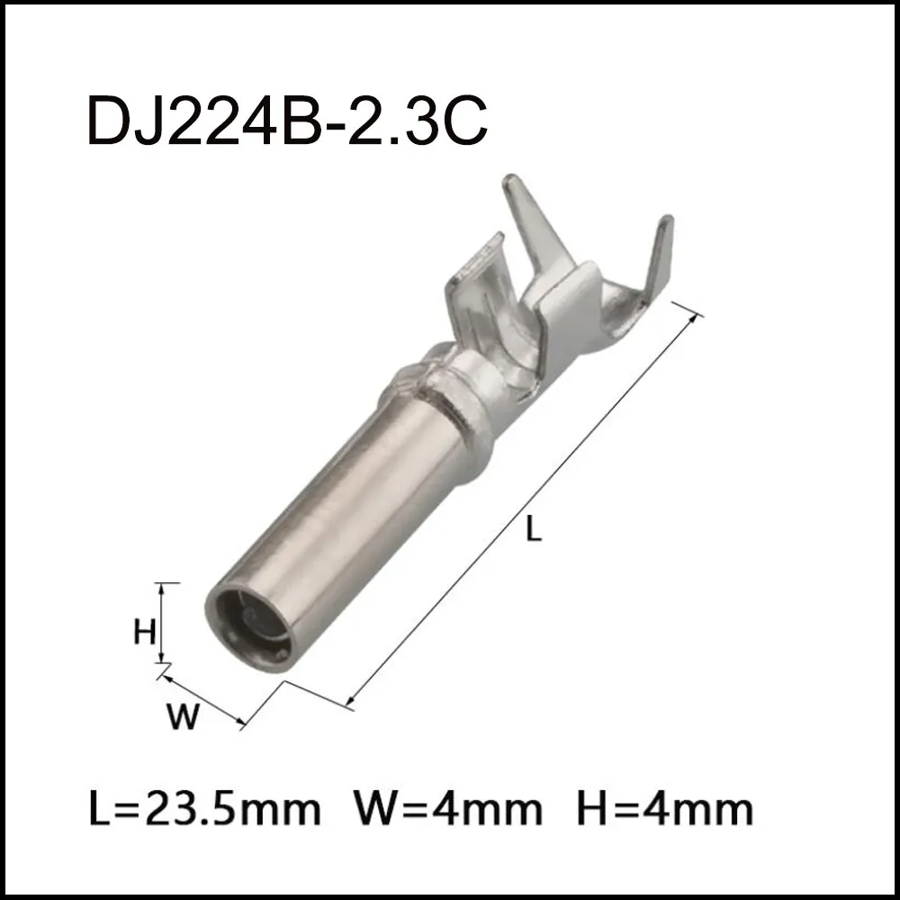 

1000PCS DJ224B-2.3C Terminal connector brass pin Waterproof harness terminal cable socket