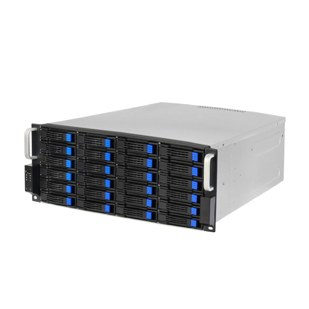 4U 24 Bays Storage Server Case 19 Inch  Rackmount Chassis with Fan GPU Case RV4 4U Server  Computer  Case PC Power