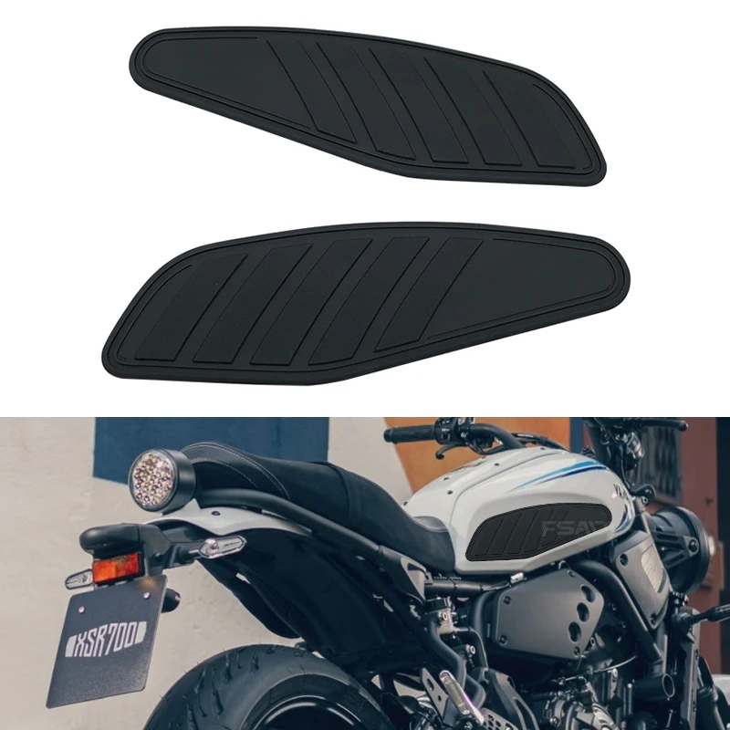 

2023 Non-slip Fuel Gas Tank Pad Stickers Side Knee Grip Protector Decals Cover Fit For Yamaha XSR700 XSR 700 2022 Motorcycle