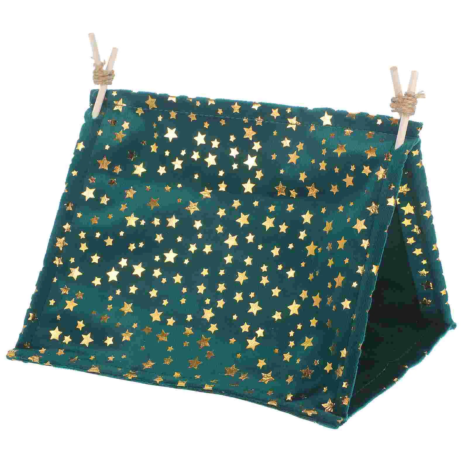 Camping Tent Mini House Furniture Miniature Props Wood Polyester Model Accessory