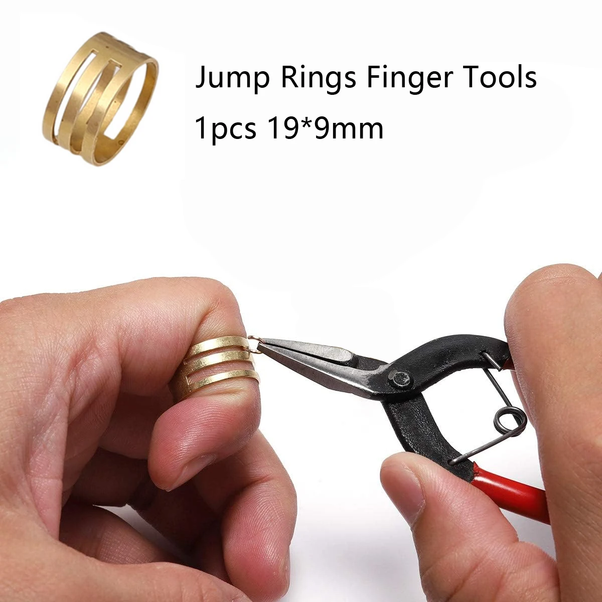 6-Gitter Schmuckzubehör-Set mit gemischten Binderingen und Karabinerverschlüssen für DIY-Schmuck, 3 Metallfarben zur Auswahl – Detail 5