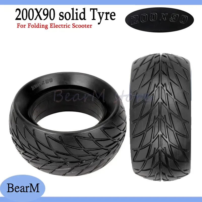 200x90 Solid Tyre 8 inch 200*90 Explosion-proof Tire Fit for Folding Electric Scooter 8-inch E-Scooter Pocket Bike wheel parts