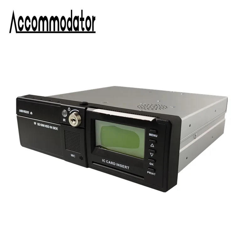 Accommodator 1080P Hohe Qualität Fabrik H.265 4CH SD Festplatte Auto MDVR mit 4G GPS Fahrzeug Video Terminal fahren Aufnahme