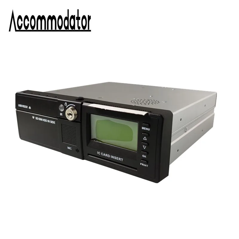 Accommodator Cao 1080P Chất Lượng Nhà Máy H.265 4CH SD Cứng Xe MDVR Với 4G GPS Xe Video Nhà Ga lái Xe Ghi Âm