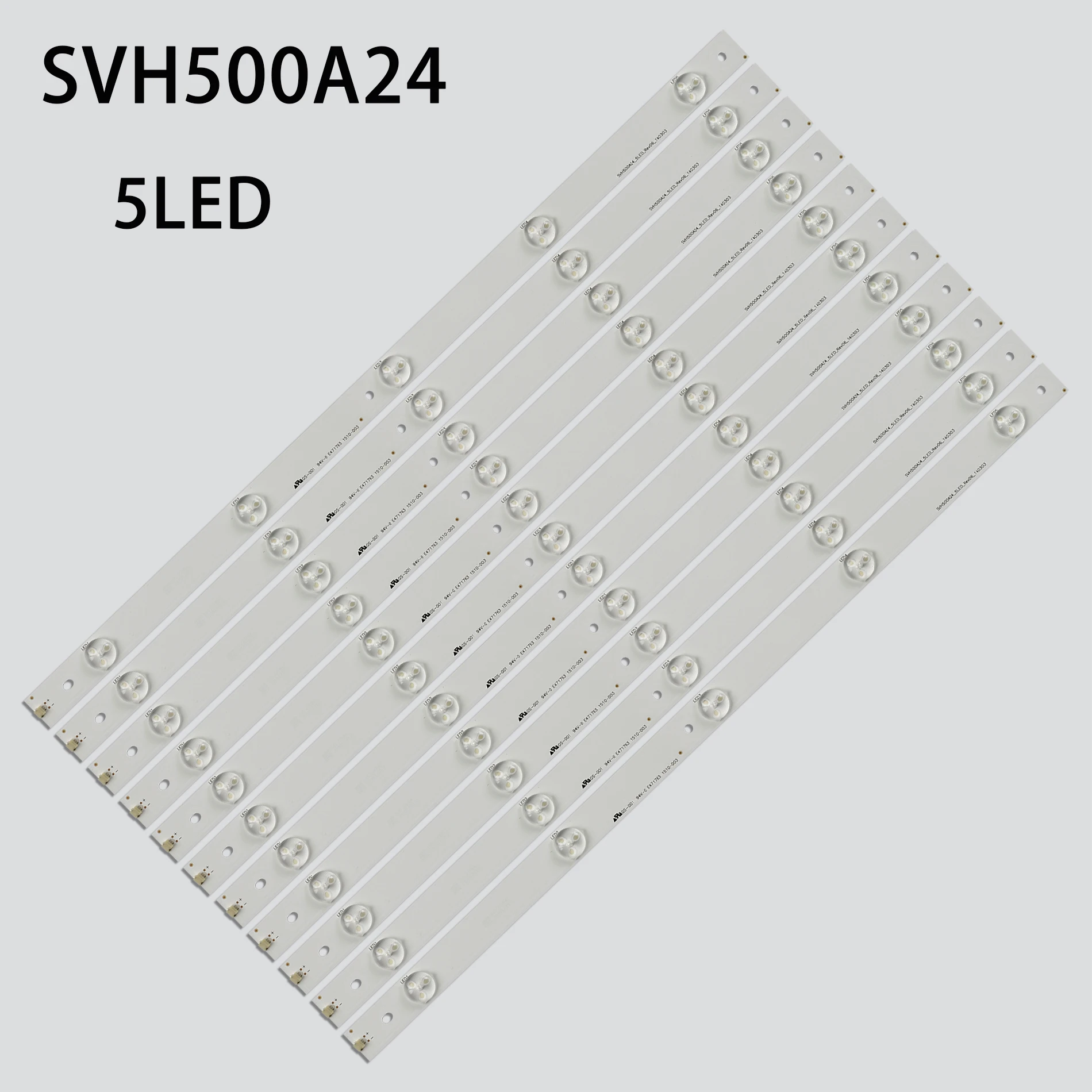 LED Strip For T500HVN07.1 LC-50N5000U LC-50N4000U LC-50N3100U NS-50D421NA16 NS-50D550NA16 E257384 SVH500A24_5LED_Rev06_140303