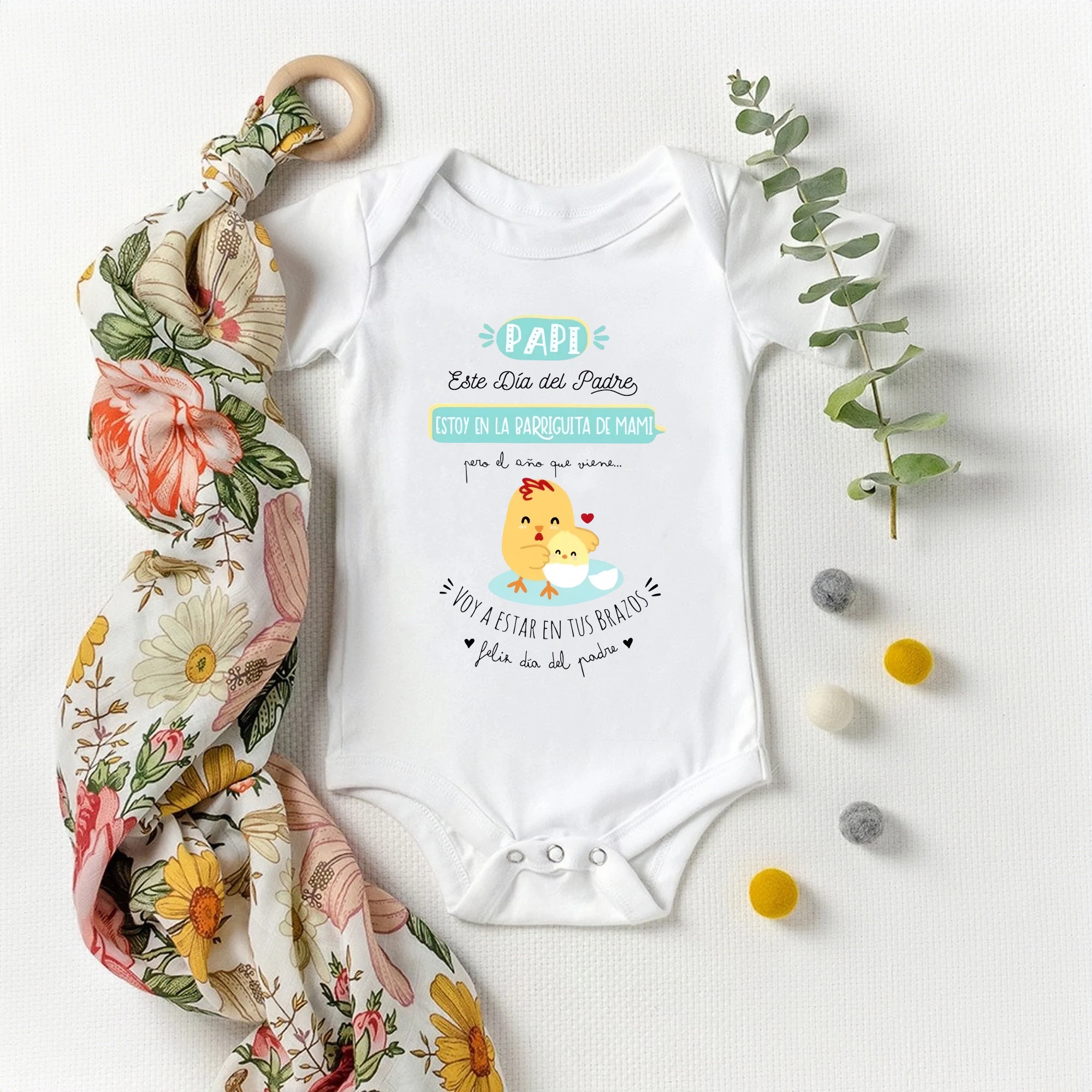 

Baby Romper Happy Father's Day Print Infant Bodysuit Baby Boy Girl Clothing Toddler Fathers Day Gifts Bodysuits Newbron Clothes