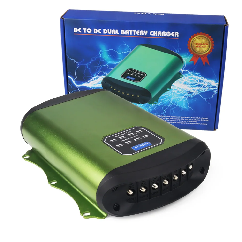 12V 20A MPPT DC to DC On-Board Battery Charger ,Charger for Solar Panel and Alternator, in RVs/Trailer/Boats/Yachts