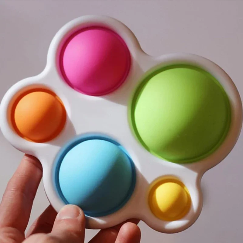 

Fidget Toys Infant Baby Toys Montessori Exercise Board Rattle Puzzle Colorful Intelligence Early Education Intensive Training