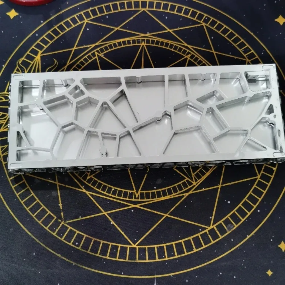 

Полый чехол для клавиатуры AttackFox GH60, АБС-материал, PVD-зеркало, покрытие для Wooting60 Mad60 Win60, механическая клавиатура, сделай сам, подарки для ПК