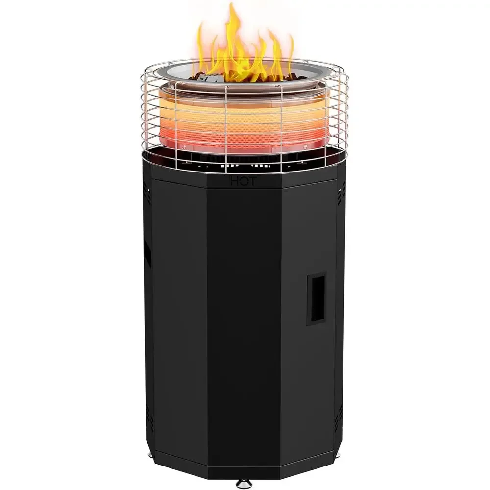 Portable Outdoor Heater and Fire Pit, 3-in-1 Functionality, 56,000 BTU, Weather-Resistant, Easy Ignition