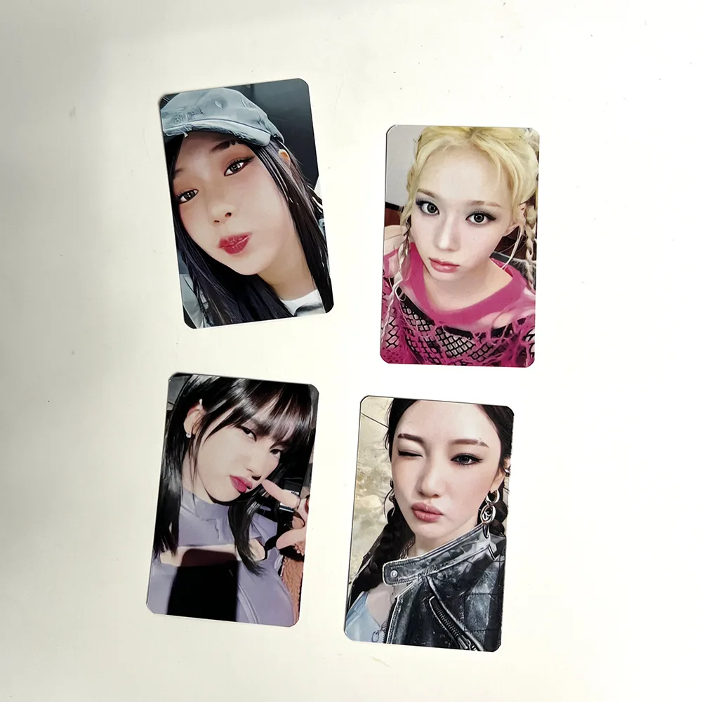 Kpop Idols Winter Karina Armageddon Idoustage Superbeing Card 8pcs/Set Korean Style LOMO Card NingNing Giselle Fans Collection