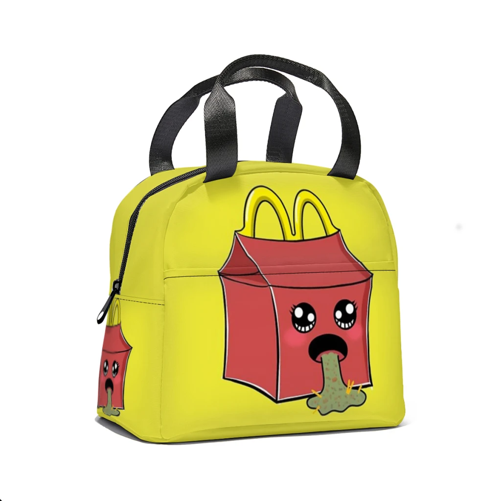 Kids Meal Happy meal puke Lunch Box Women Multifunction Cooler Thermal Food Insulated Lunch Bag Kids Portable Picnic Tote Bags