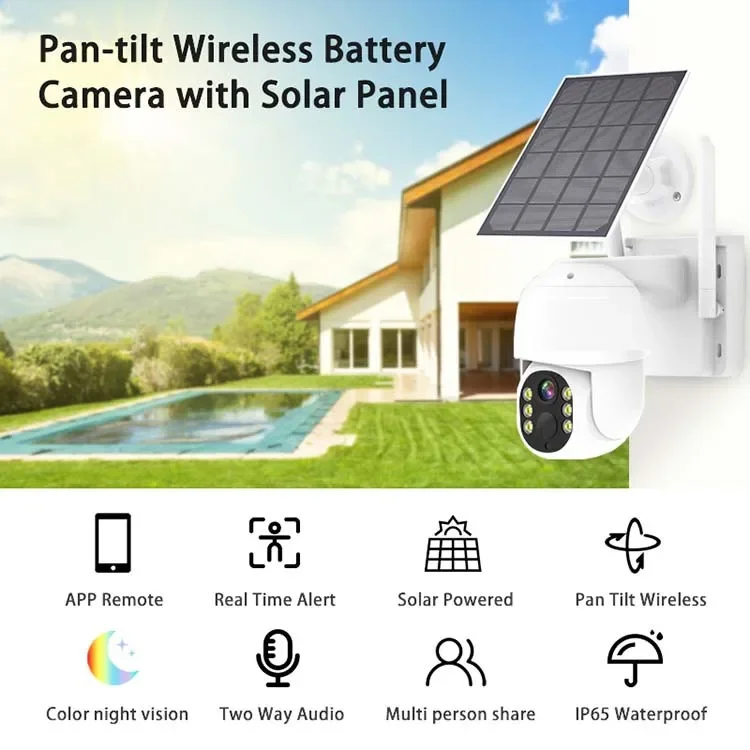 Rscamtom 4mp áudio rastreamento automático cctv câmera de segurança à prova dwaterproof água câmera visão noturna 8ch ptz wifi sistema vigilância cctv