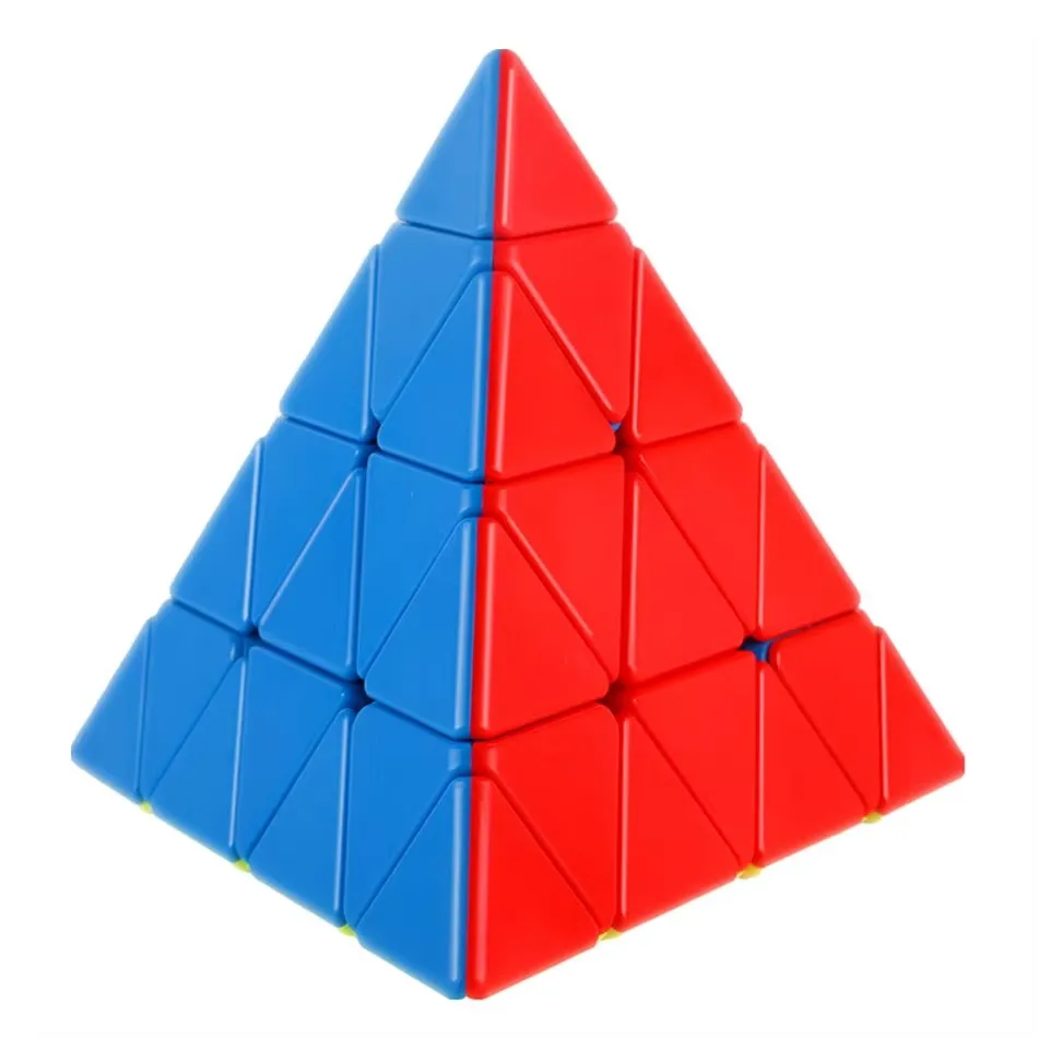 Shengshou 4x4/S2 3x3 Pyramid Speed Cube Professional 4x4x4 Stickerless Cube Triangle Puzzle Cubo Magico Birthday Christmas Gifts