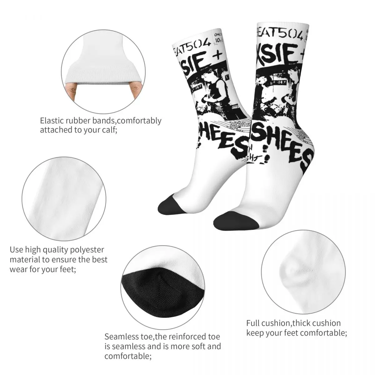 Winter Warm Retro Women Men Siouxsie And The Banshees Socks Breathable Basketball Socks