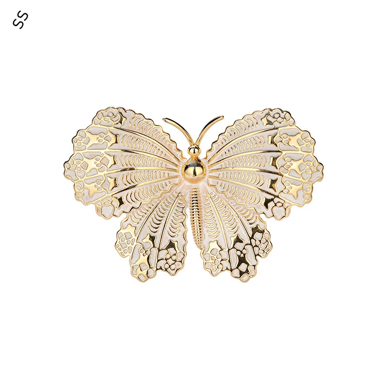 

Alloy Vintage Enamel Butterfly Brooch Handmade Artisan Jewelry Gift for Women Elegance Confidence Booster for Garment Accessory