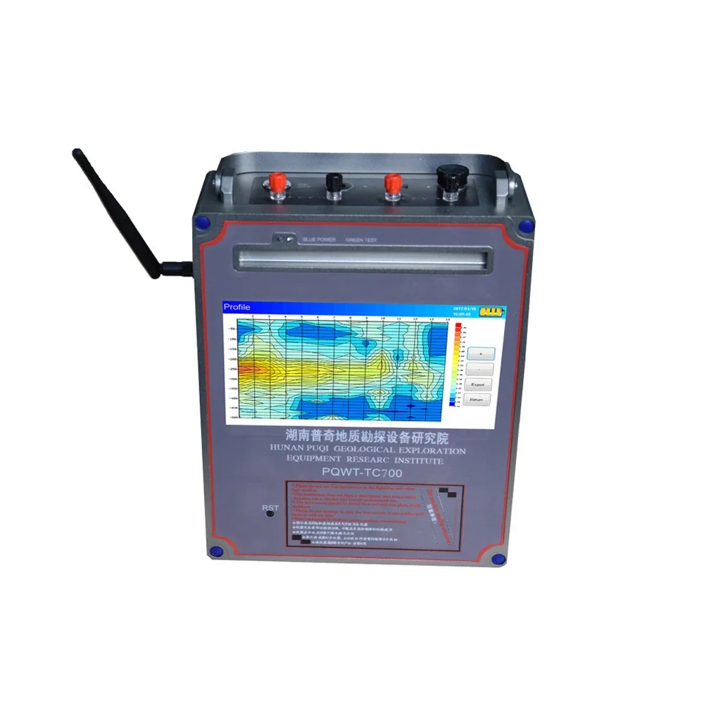 PQWT TC900 Geophysical Survey Equipment Underground Water Detector 1200m Ultra Deep Water Finder