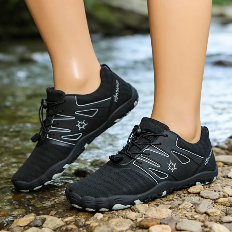 

Breathable Men's Hiking Shoes Women Elastic Outdoor Trekking Camping Shoes Anti-slip Casual Sports Shoes for Climbing Walking