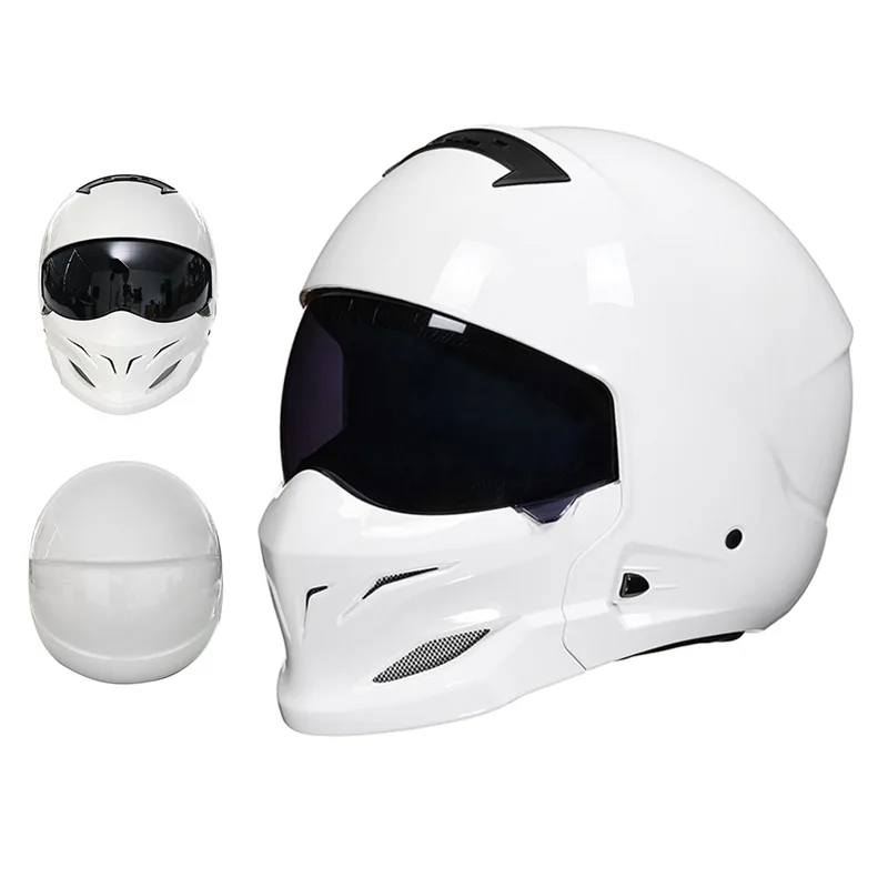 New Scorpion Helmet Retro Motorcycle Cascos Moto Locomotive Personality Multi-purpose Combination Helmet Half Helmet Capacete