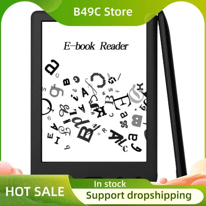 

B49C Ebook Reader Ink 6 Inch Portable Electric Reading Device 8GB Memory Digital Display For Home Commute Use
