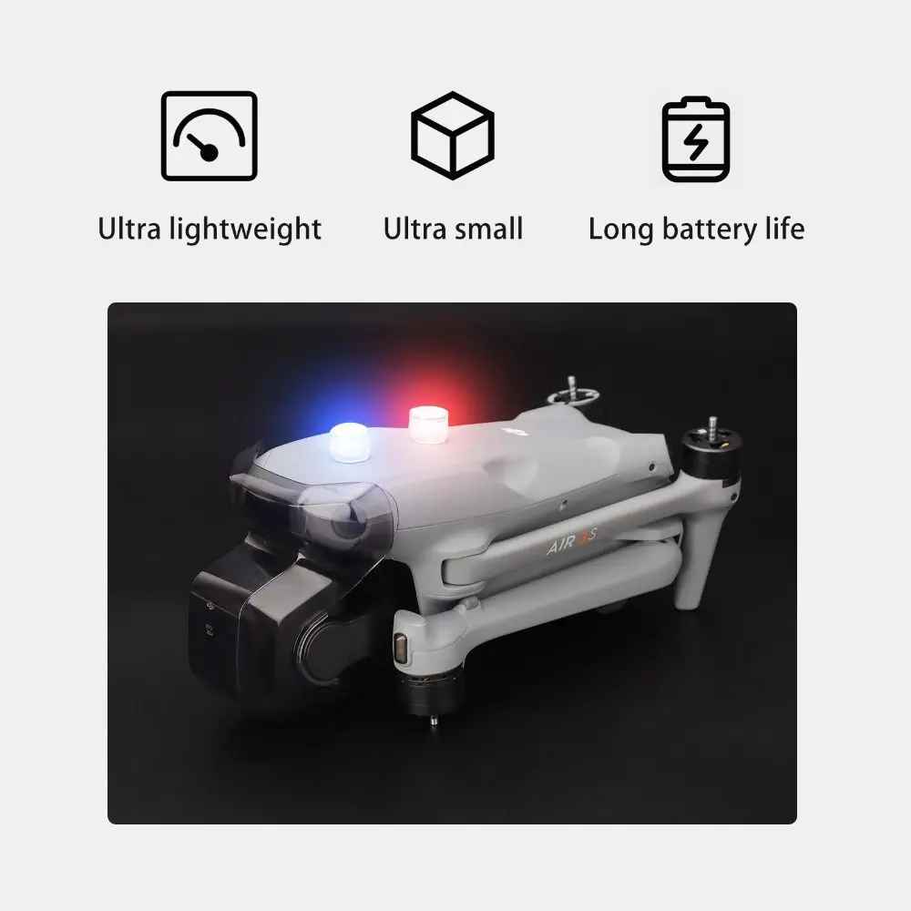 ミニLEDストロボライト,dji neo,ドローン,夜間警告灯,ABS LEDフラッシュライト,アクセサリー,2個,4個,新品