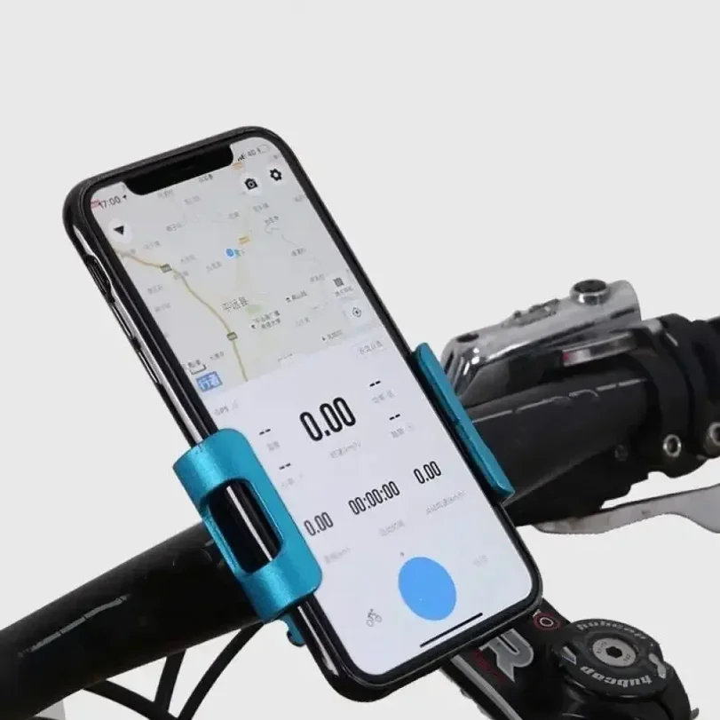360 Rotate Metal Motorcycle Bicycle Phone Holder Aluminum Alloy Anti-slip Bracket Support GPS Clip Bike Phone Stand for iPhone