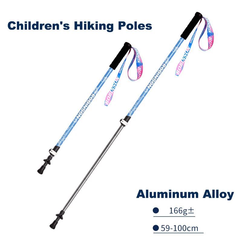 

Children's Hiking Pole Aluminum Alloy Outer Lock Ultra-light Short Telescopic Portable Teenager Boys and Girls Walking Stick