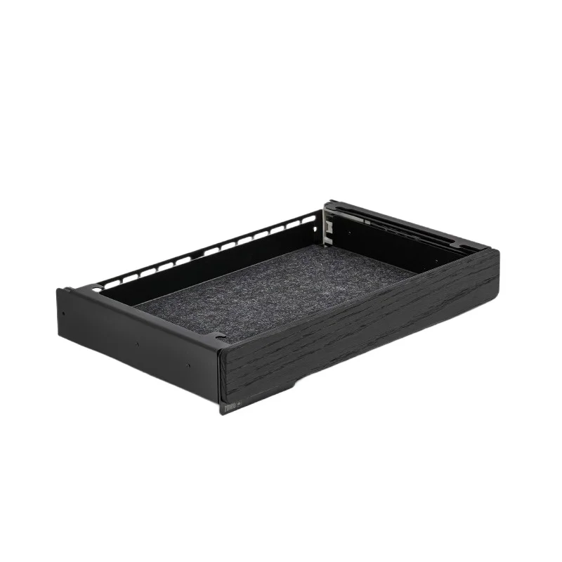 For M Series Under-table Accessories Storage Drawer, Slide Damping Silent Drawer, Solid Wood Black Walnut Storage