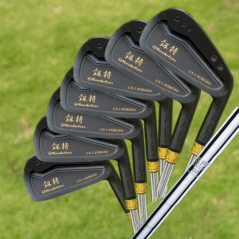 

Vunfen CX-1 Irons 4-P 7шт клубы Мягкое утюжок кованое железо.Черный