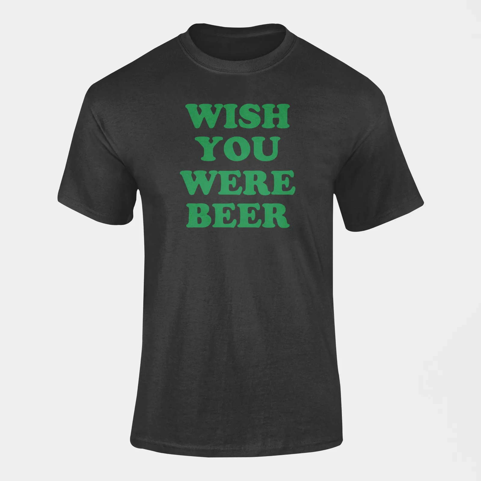 

Men's Wish You Were Beer Shirt | Funny Drinking St Patricks Day | S-5XL