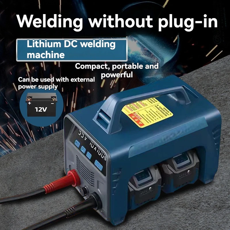 Lithium Ion Welding Machine Wireless Portable Battery DC Small Welding Machine Rechargeable Two Protection Welding Machine