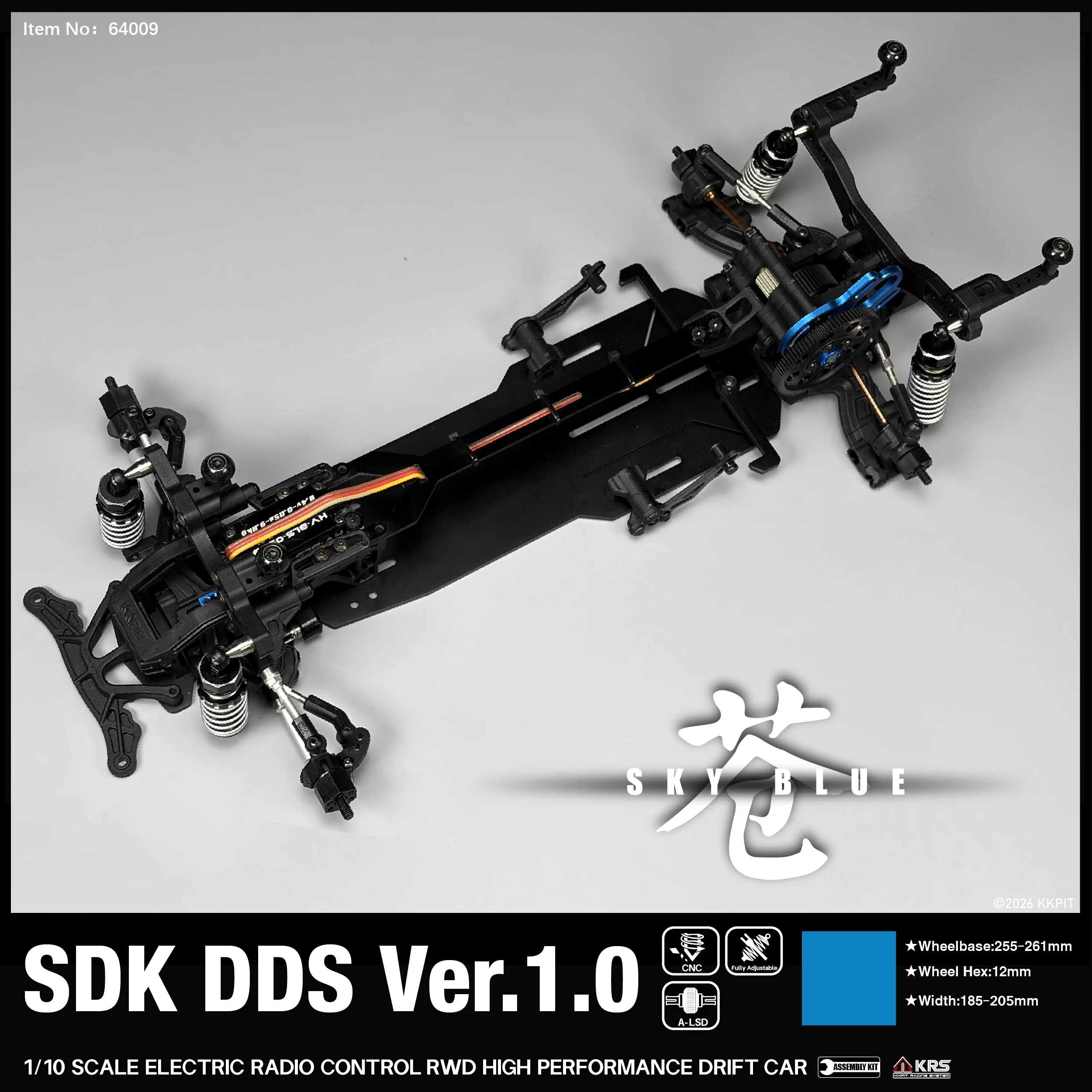 Rc Drift Car Kit - KKPIT SDK DDS Ver.1.0 1/10 Electric