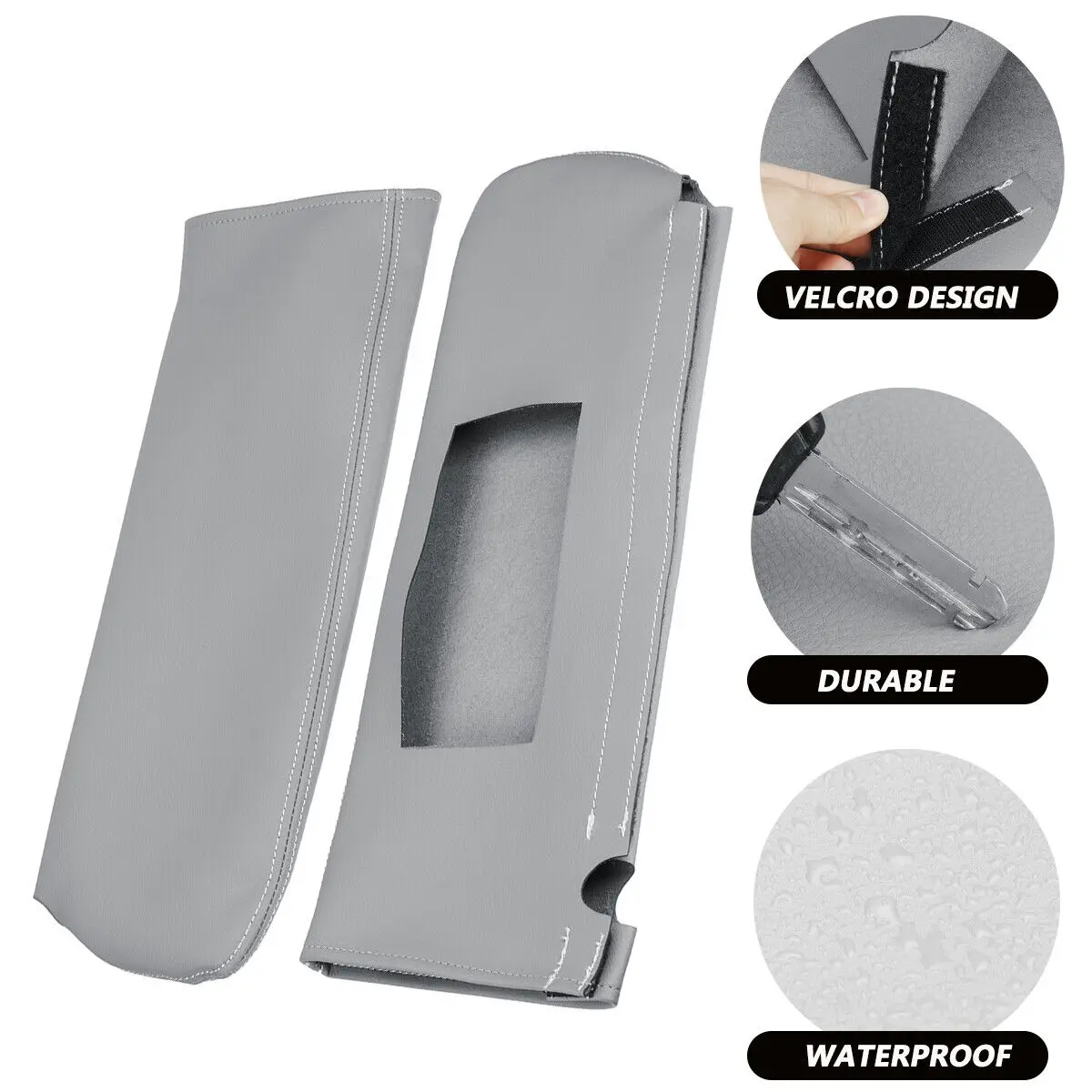 

Практичный и полезный солнцезащитный козырек, пара солнцезащитных козырьков, 2 шт., аксессуары, передние серые, левые и правые детали, запасные части для автомобиля