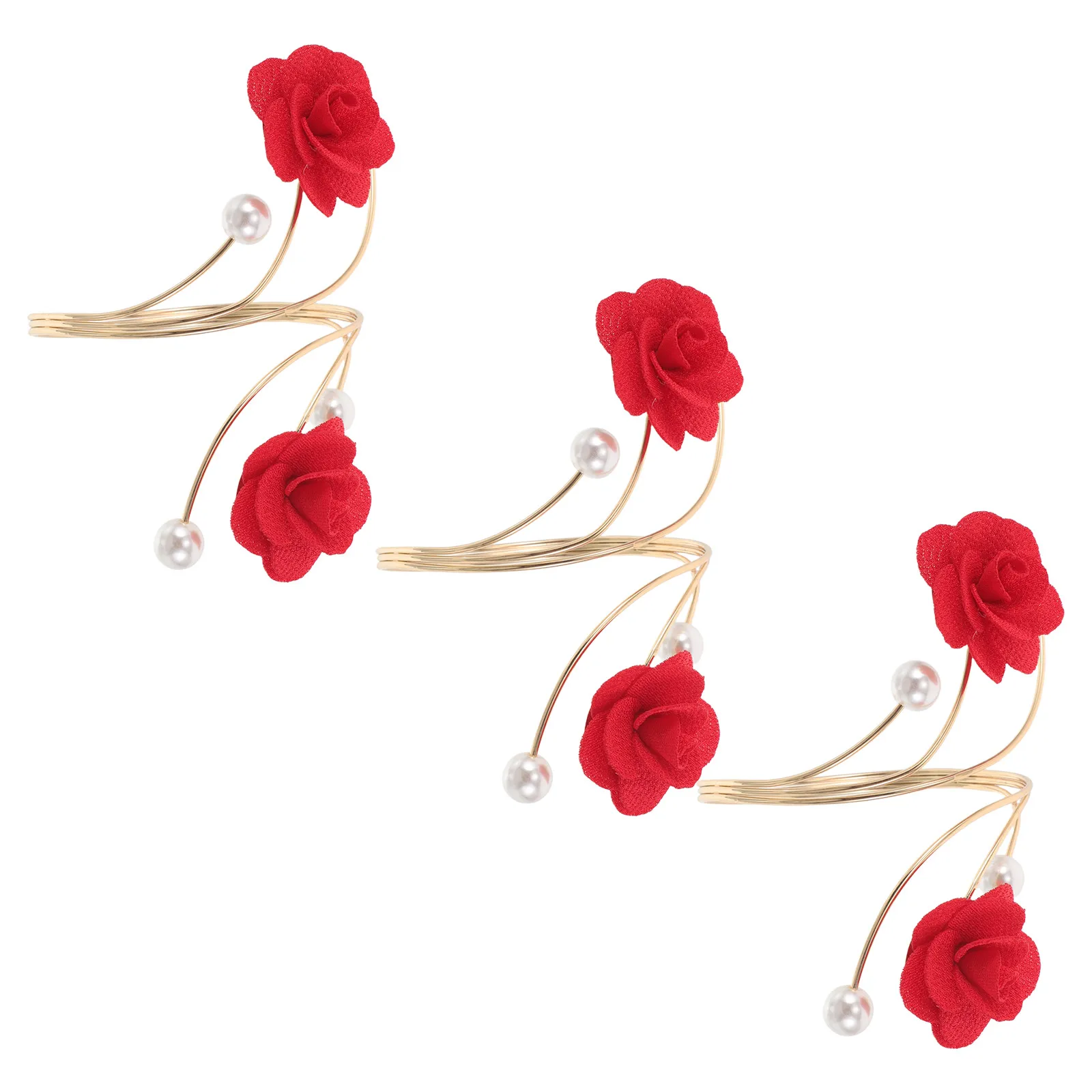 

Hollow Sticky Flower Arm Ring Upper Cuff Jewelry Wraps Floral Bracelets for Women Colorful Bangle Bangles