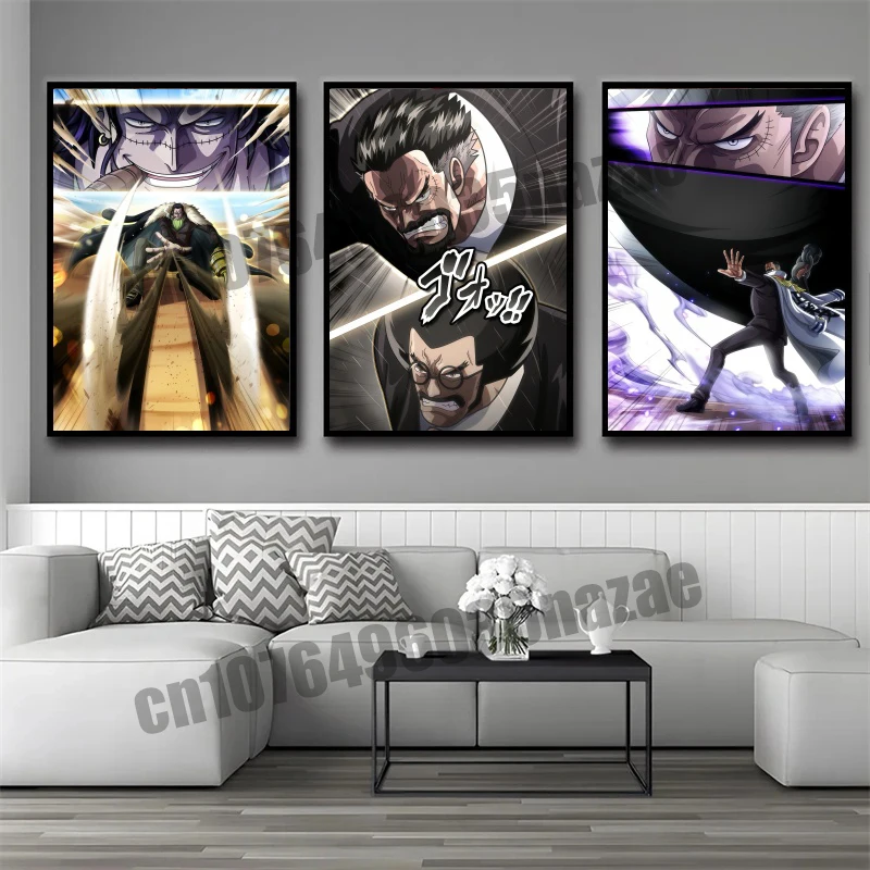 

Anime One Piece Straw Hat Group Canvas Painting Poster Cafe Bar Game Room Home Entrance Fashion Wall Art Decoration Painting