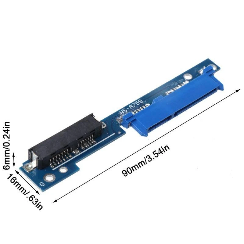 

090F Micro 7+6 Male to 7+15 Female Adapter Serial ATA Converter for 310 312 320 Circuit Board