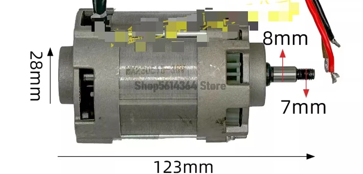36V/42V Brushless Motor for Delixi 16-Inch Electric Chainsaw -  Motor Assembly Compatible with Electric Chain Saws