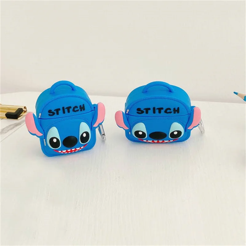 Stitch Bluetooth Earphone Protective Case for Airpods 1 2 3 Pro Lilo & Stitch Anti Drop Silicone Earphone Case Accessories Cover