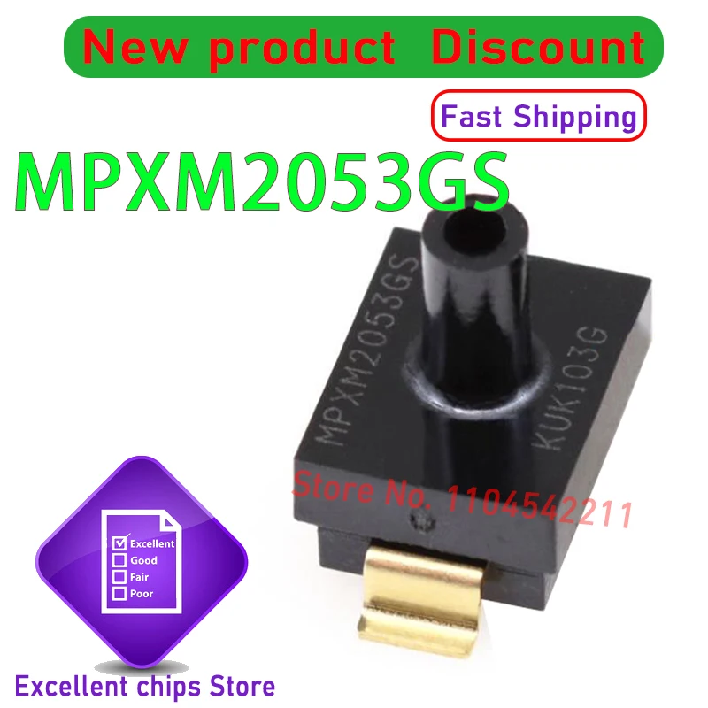 MPXM2010GS MPXM2053GS MPXM2202GS MPXM2202AS New Original Pressure Sensor MPXM2010GST1 MPXM2053GST1 MPXM2202GST1 1PCS/Lot