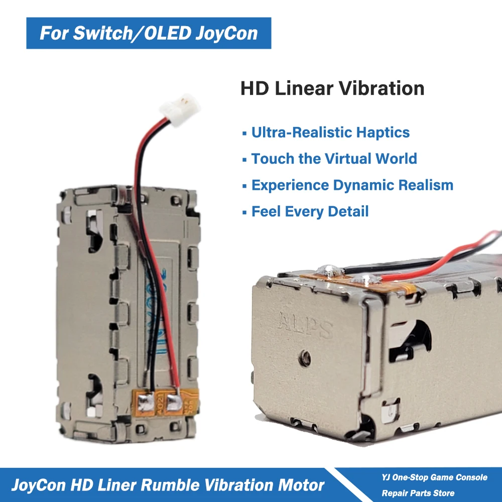 

1Pair Original HD Liner Vibration Motor Rumble for Nintendo Switch Joy-Con Replacement for OLED JoyCon for ALPS HD Rumble Motor