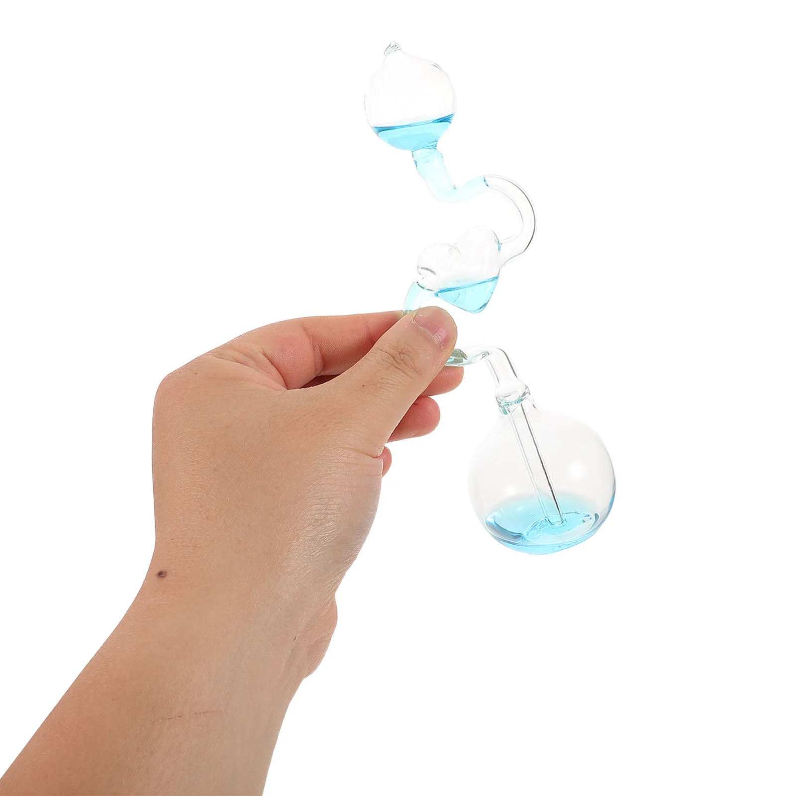 Creative Heart Shaped Temperature Sensitive Hourglass Glass Hand Boiler Home Office Desktop Decoration