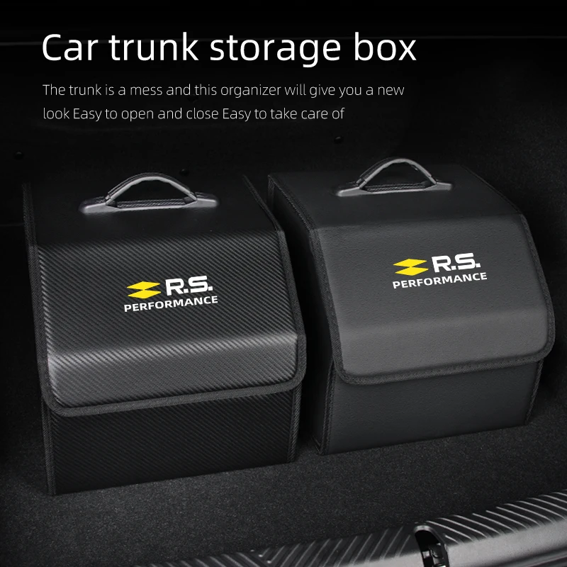 Car Trunk Storage Box Organizer Stowing Tidying Container Bag For Renault RS Performance Clio Scenic Logan Megane Koleos Sandero