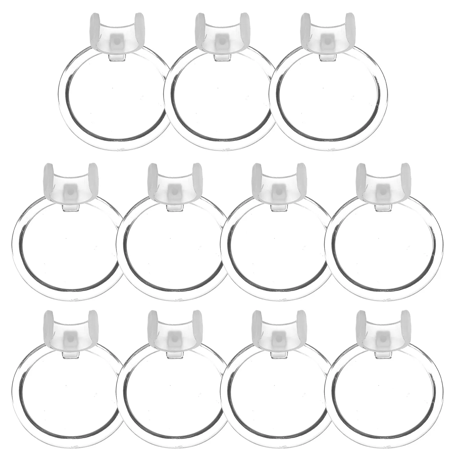 10Pcs Diamond Art Painting Magnifiers Plastic Embroidery Drill Pen Holder Portable Magnifying Glass Tool for Needlework