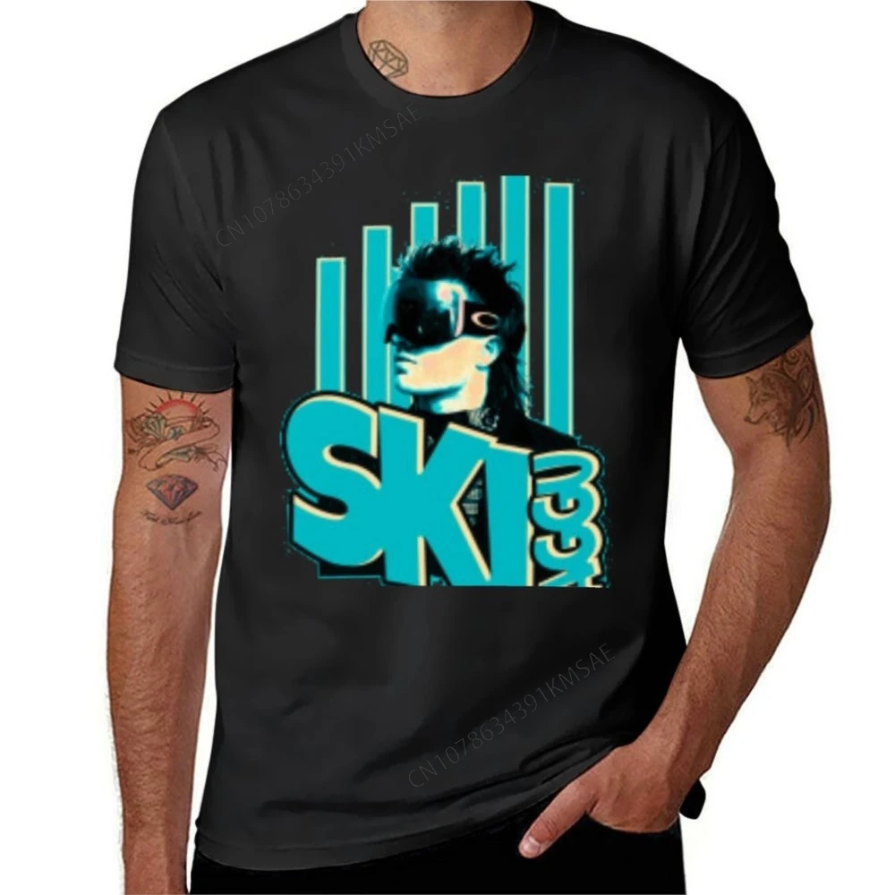 Ski Aggu T-shirt oversizeds plain customs tops fruit of the loom mens t shirts