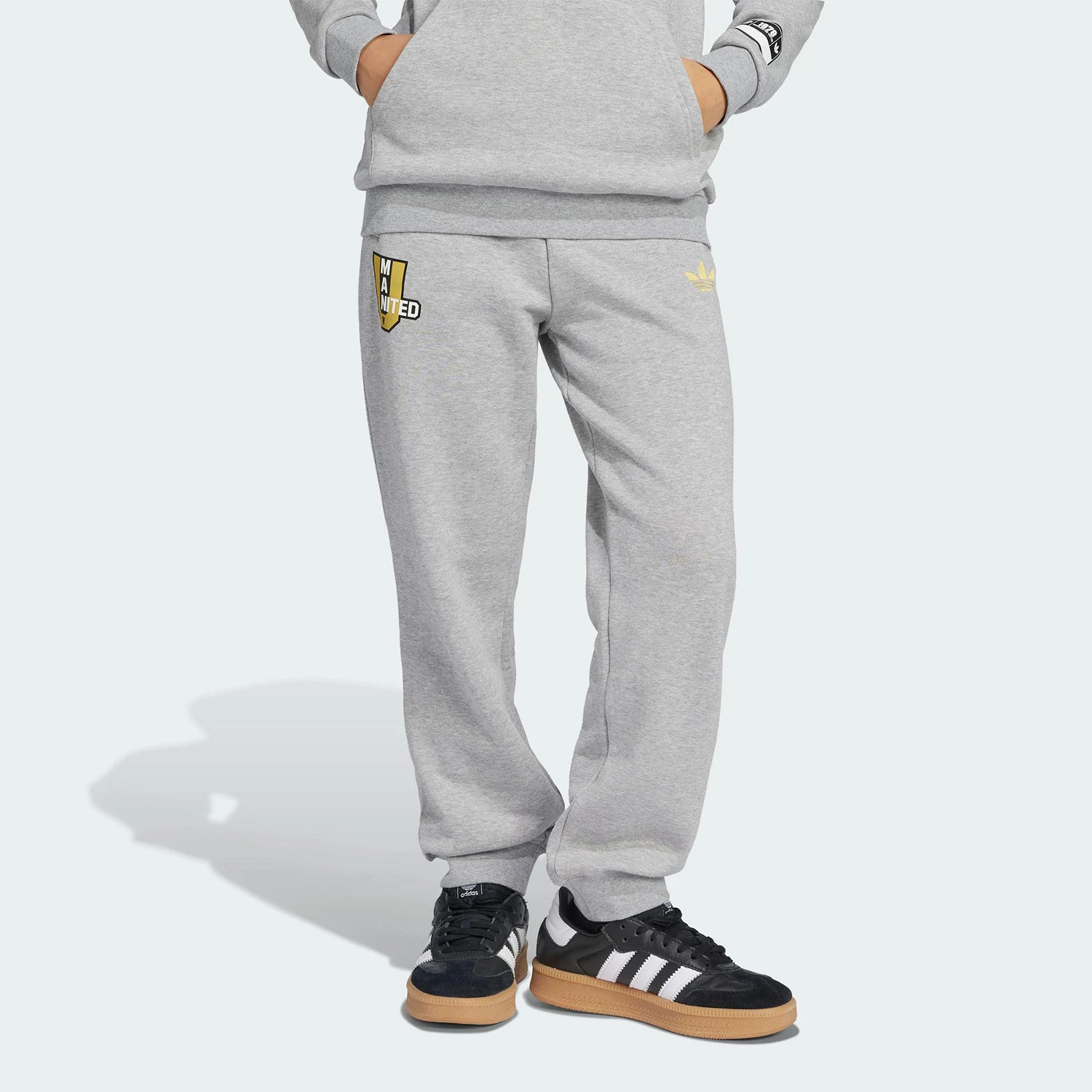 

Оригинальные детские трикотажные спортивные брюки Adidas Trefoil на шнурке JZ4059