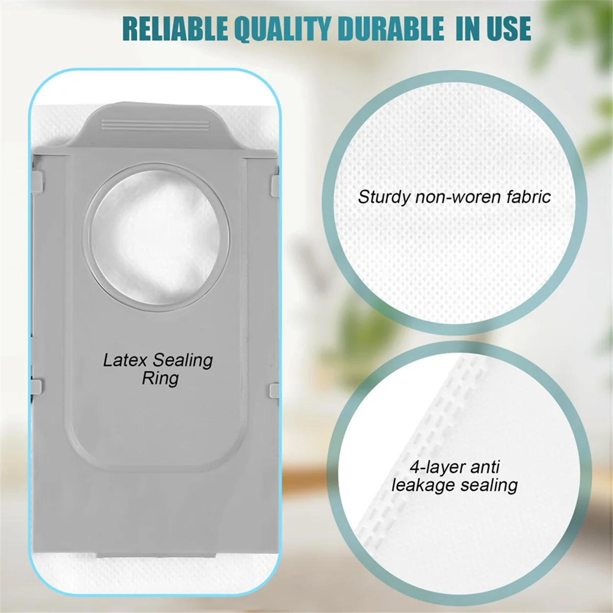 قطع غيار أكياس الغبار لروبوروك ، الملحقات ، Q8 Max ، Q8 Max ، Q5 Pro ، 8 ro