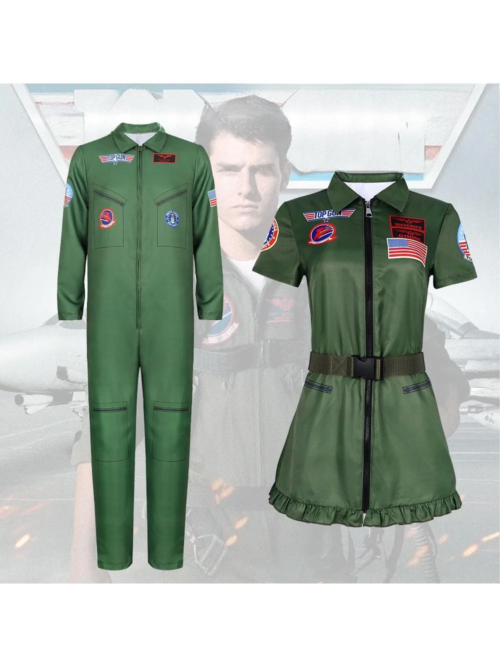 

Military een Pilot orm loween Stage Performance Costume for Bar Par Sports Event up ow Women's Traditional Ch...