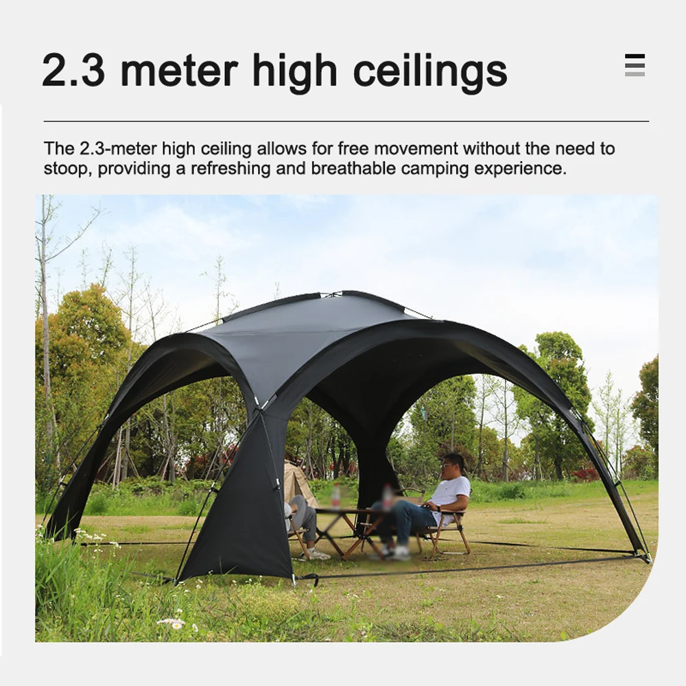 Camping Dome Canopy Tent 8-10 Person Large Sun Shelter Sunshade Waterproof Family Picnic Tent for Outdoor Activity Camping