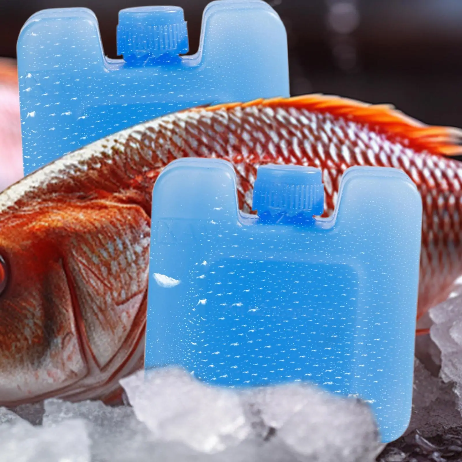 Reusable Long-Lasting Ice Block for Lunch Box  Portable Freezer Pack for Travel Picnic Fishing, Essential Cooler Substitute