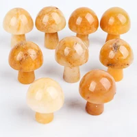Gemstone Mini Mushroom Figurine Garden Decoration Crystal Mineral Craft Natural Stone Healing Specimen, meditation Home Decor 3